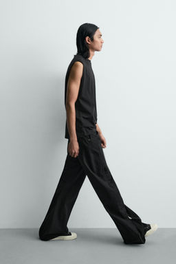 JEANS BARREL FIT CREMALLERAS / Negro - Zara фото 6