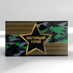 Подарочный набор «Настоящий герой. 23 февраля», планинг с отрывными листами и ручка шариковая