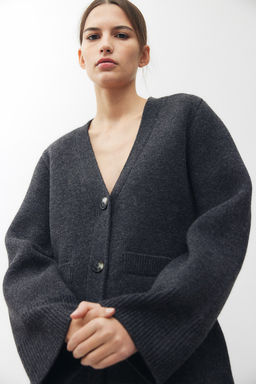 Cardigan en punto de lana - H&m фото 3