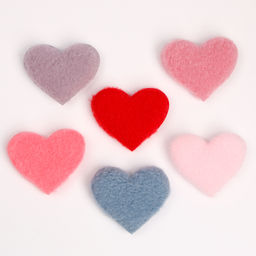 Цена за 12 шт. Магнит Сердечко, 6 см, цвет МИКС - Simaland фото 2