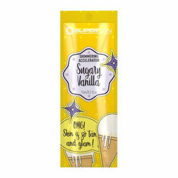 SuperTan Мерцающий ускоритель загара с маслами конопли и какао / Sugary Vanilla, 15 мл