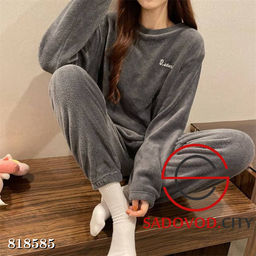 Пижама теплая плюшевая женская