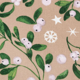 Полотенце новогоднее Доляна Frosty berries 35х60 см, 100% хл, рогожка 164 г/м2  фото 3