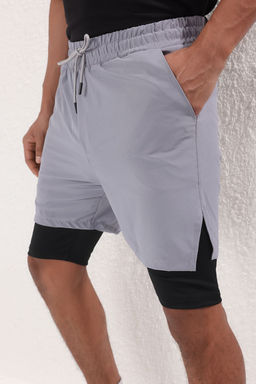 TRENDYOL MAN Siyah Running H?zl? Kuruma Micropoly Antrenman Fitness Taytl? Outdoor Sort TMNSS25SR00060 - Trendyolmilla фото 13