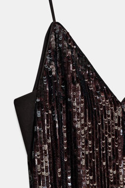 ZW COLLECTION LIMITED EDITION SEQUIN JUMPSUIT - Zara фото 7