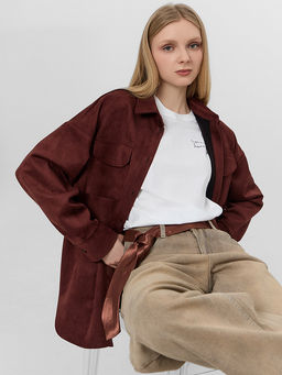 Жакет женский коричневый