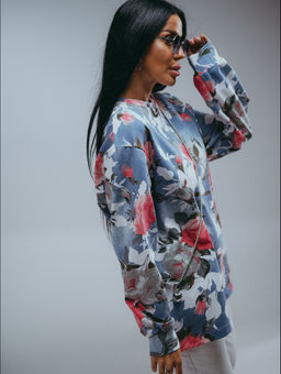 Роуз свитшот женский (голубой) - Lovetex фото 3