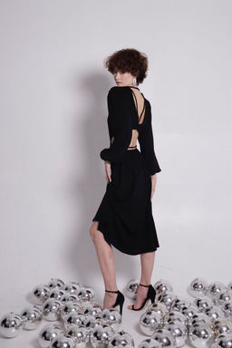 11278 Платье чёрное - Martichelli фото 3