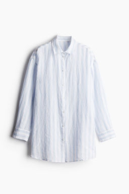 Camisa larga de lino - H&m фото 4