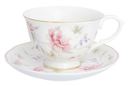 Чайн. пара 2 пр. 250 мл Диана чашка на ножке, фарфор, NEW BONE CHINA - Elan gallery фото 4