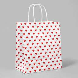 Пакет крафтовый Сердца, 22 х 25 х 12 см - Дарите счастье фото 3