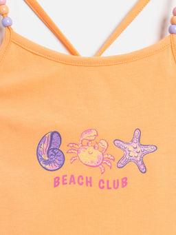 ACOOLA / Майка детская для девочек Korinf персиковый