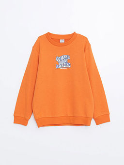 Bisiklet Yaka Erkek ?ocuk Sweatshirt