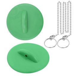 Пробка для ванны с цепочкой "Колор" (резина) цвет в ассорт.