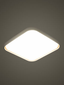 Светильник потолочный LED FZ1259, 5000К, 27 Вт, 35×35×6 см, без ПДУ, золотисто-белый