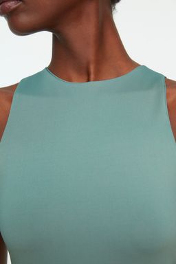 Mint Halter Yaka Vucuda Oturan Esnek Alttan C?tc?tl? Orme Body TWOSS20BD0044