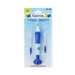 Gamma SK-300 Набор для ковровой техники в блистере 3 иглы (1.3, 1.6, 2.2 мм)