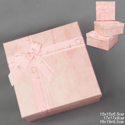 Коробка подарочная 3 штуки / 3403-1008 /уп 36/