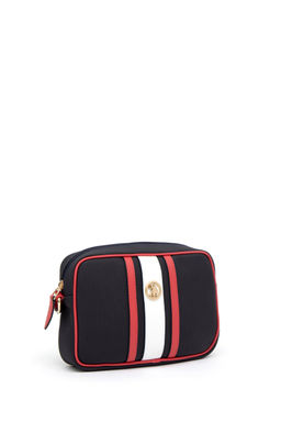Женская темно-синяя сумка через плечо - U.s. polo assn фото 4