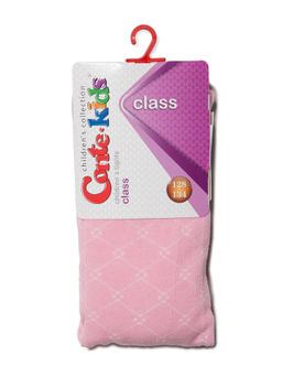 Conte-kids CLASS Lycra® Тонкие хлопковые колготки св.розовый - Conte elegant фото 3