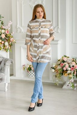Туника женская Жатка бежевый