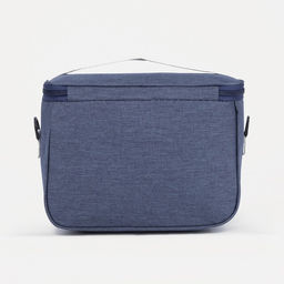 Термосумка на молнии 5.7 л, длинный ремень, цвет синий - Simaland фото 2