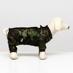 Комбинезон для животных, без подклада, XL (ДС 32-34, ОШ 32, ОГ 46-48 см), камуфляж - Пижон фото 2
