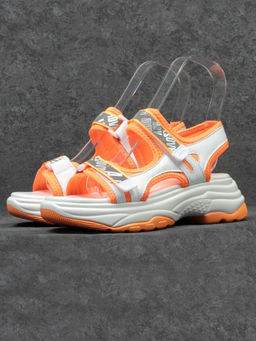 08-PEA44-4 ORANGE Босоножки (натуральная кожа, стелька натуральная кожа)