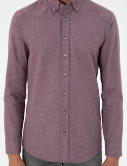 Mor Slim Fit Uzun Kollu G_mlek - Pierre cardin фото 6