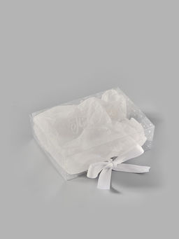 Коробка подарочная пластиковая с тишью и гирляндой «Поздравляю», 16.5 х 12 х 5 см