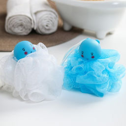 Мочалка детская для купания «Кит»