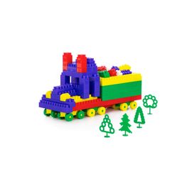 Конструктор Строитель (Макси-плюс, 350 элементов) (в мешке) - Полесье фото 2