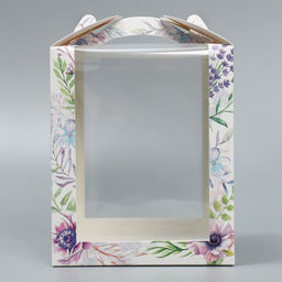 Цена за 5 шт. Коробка под маленький торт, кондитерская упаковка, Венок, 15?15?18 см