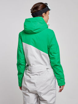 Горнолыжный комбинезон женский зимний зеленого цвета 2326Z - Mtforce фото 12