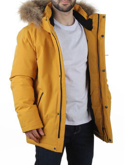D6529 SAND Куртка мужская зимняя "Аляска" (200 гр. холлофайбер)