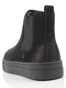 05-X30311A-1 BLACK Ботинки демисезонные мужские (натуральная кожа, байка)