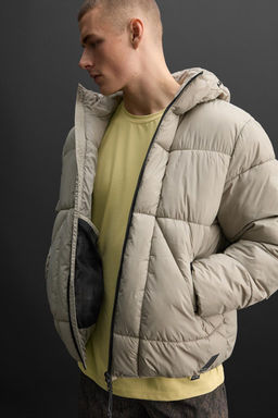 HOODED PUFFER JACKET - Zara фото 6