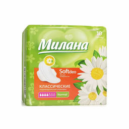 Милана Прокладки Классик Софт/Део нормал п/п (10шт) /арт-1105/. 48