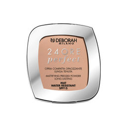 DEBORAH Пудра для лица матирующая стойкая 24ore Perfect тон 4 Beige, 9 г  фото 2