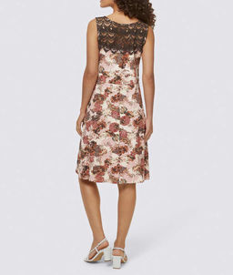 Платье, серо-шоколадное - Linea tesini фото 4