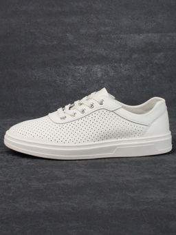 05-PDXL143-2 BEIGE Кроссовки женские (натуральная кожа) - Фабричный китай фото 6