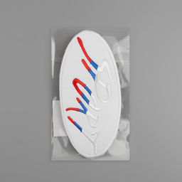 Цена за 2 шт. Термоаппликация «Sport», 10,7 × 5,1 см, цвет белый/триколор