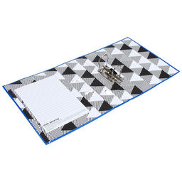 Пaпкa-регистратор А4 75мм Calligrata ламинированная, джинсовый синий  фото 7