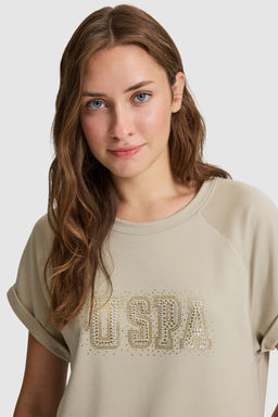 Kad_n A__k Haki Bisiklet Yaka Ti__rt - U.s. polo assn фото 2