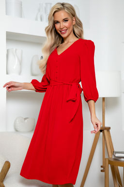 Платье Open Style 6671 красный