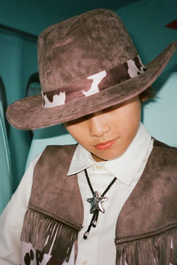 SOMBRERO COWBOY ESTAMPADO ANIMAL / Marr?n - Zara фото 6