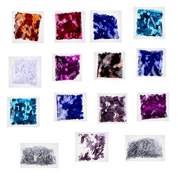 Набор для творчества: аппликация пайетками и раскраска - наклейки Улыбки - Школа талантов фото 14