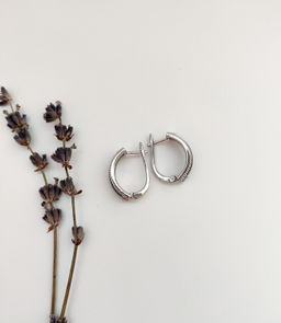 Серьги с керамикой