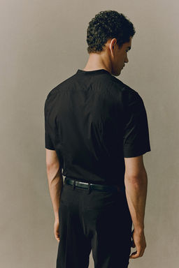 Camisa de algodon Muscle Fit - H&m фото 5