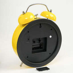 Часы - будильник настольные «Смайл», на подвесе, дискретный ход, d=20 см, 30×23 см, от батареек 2хАА